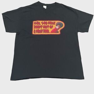 Vintage Graphic Print Tee T Shirt Retro Grunge Skateboarder Streetwear Mens L